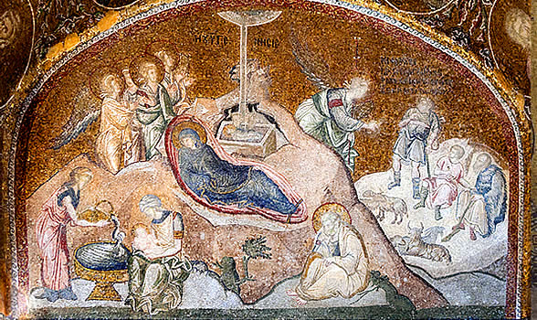 The Deisis, Supplication, Mother of God.