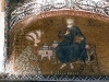 Mosaic of enthroned Christ with Theodore Metochites presenting a model of his church
