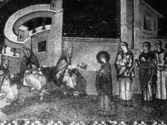 Mary Receiving The Wool With Mary Receiving The Wool With