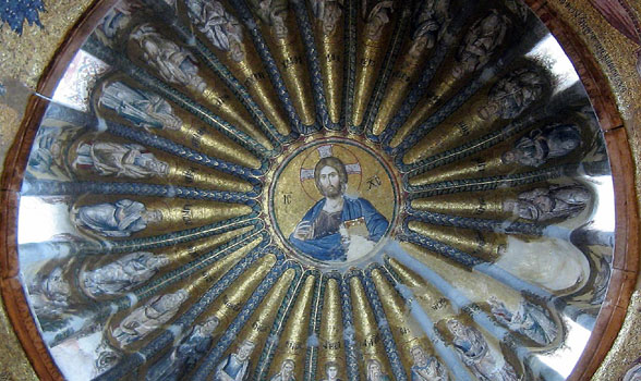 Christ at Chora Church Dome