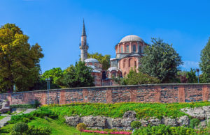 Byzantine encounter in Istanbul Chora Church surrondings
